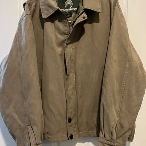Weatherproof Men’s Taupe/Brown Lightweight Shirt Jacket